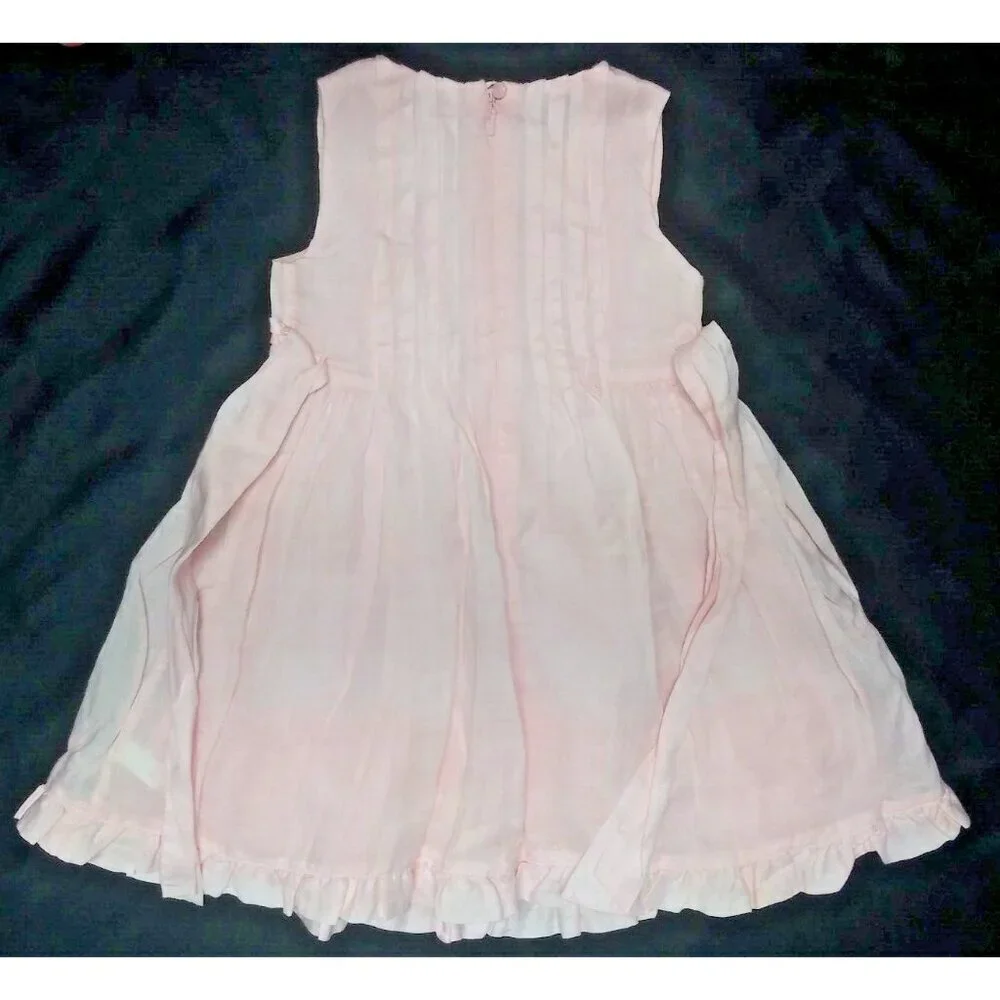 Baby Gap dress toddler Girl 2Y / 2T baby- pink fit and flare cotton lined frill